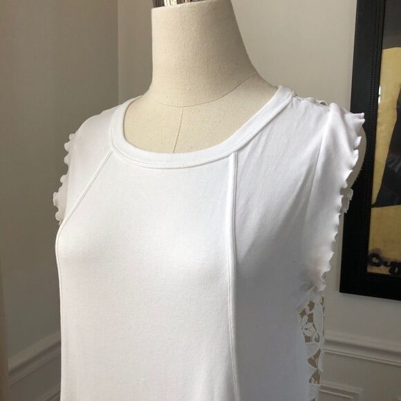 Sandro Paris Helium Lace Back Top 2 M - Picture 2 of 13